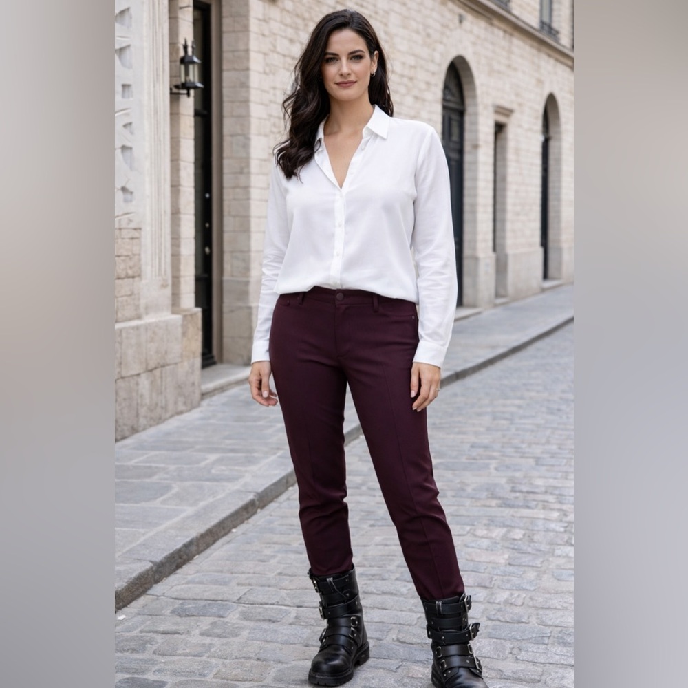 Liverpool Aubergine Skinny Pants